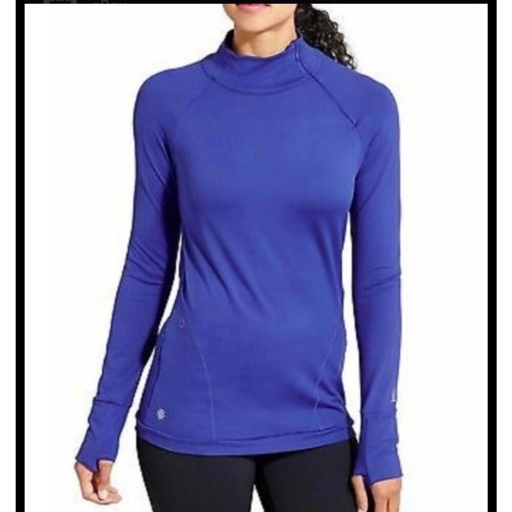 Athleta Superluxe Funnel Half Zip Pullover